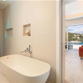 Luxury 6 Bedroom Brac Island Beach Front Villa With Heated Infinity Pool and lift near Sumartin sleeps 12